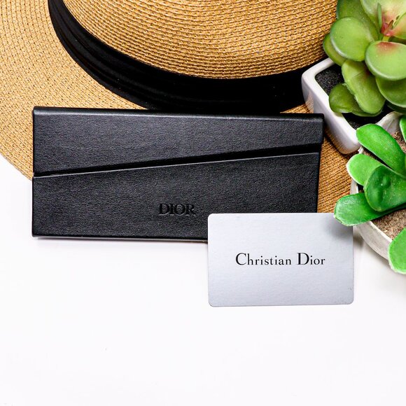 New Christian Dior Black Glasses/Sunglasses Case w/ Authenticity Card - Picture 1 of 5